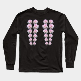 Pink flower print Long Sleeve T-Shirt